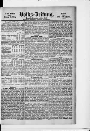 Volks-Zeitung vom 23.03.1903