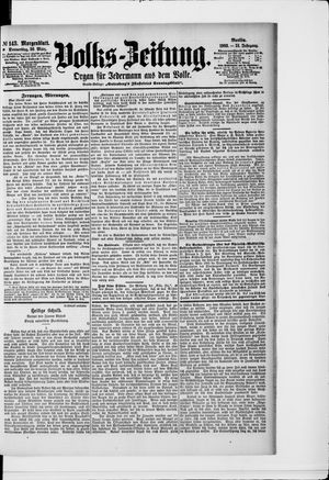 Volks-Zeitung vom 26.03.1903