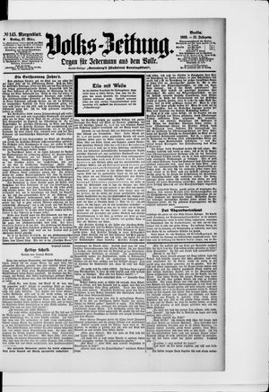 Volks-Zeitung on Mar 27, 1903