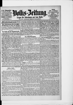 Volks-Zeitung vom 28.03.1903