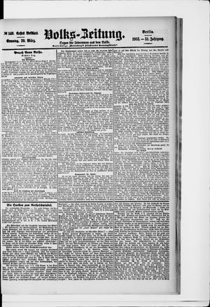 Volks-Zeitung on Mar 29, 1903