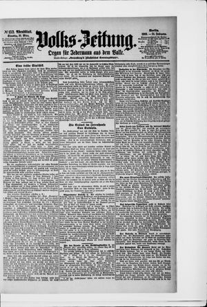 Volks-Zeitung vom 31.03.1903