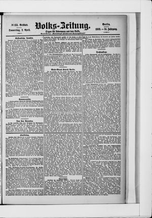 Volks-Zeitung vom 02.04.1903
