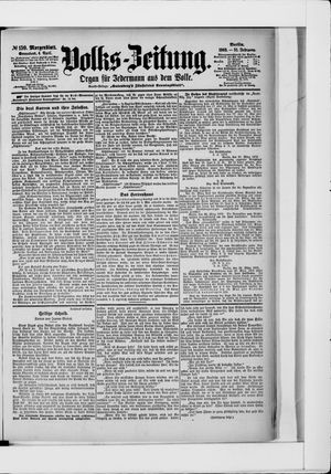 Volks-Zeitung vom 04.04.1903