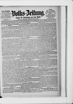 Volks-Zeitung vom 04.04.1903