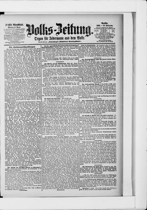 Volks-Zeitung vom 06.04.1903