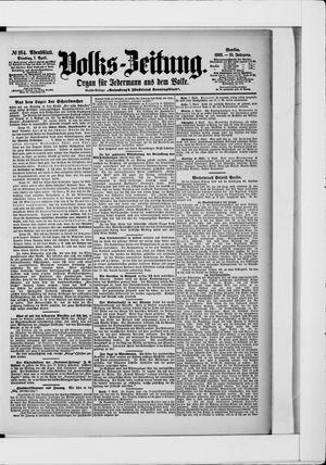 Volks-Zeitung on Apr 7, 1903