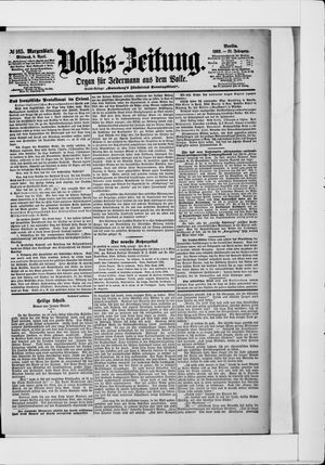 Volks-Zeitung vom 08.04.1903