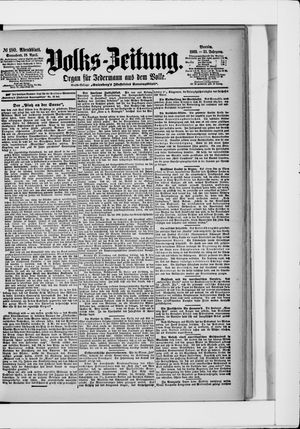 Volks-Zeitung vom 18.04.1903