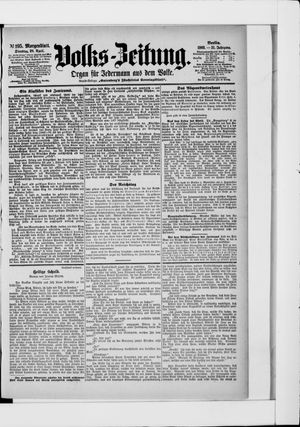 Volks-Zeitung vom 28.04.1903