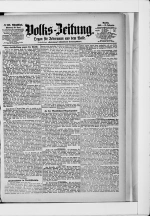 Volks-Zeitung vom 29.04.1903
