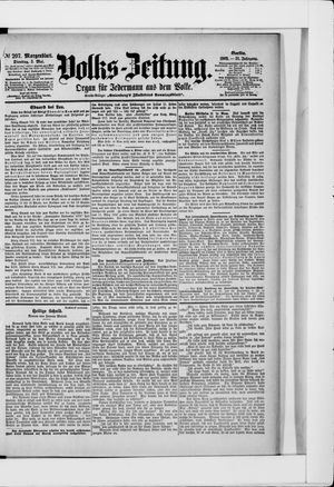 Volks-Zeitung on May 5, 1903