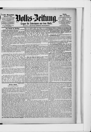Volks-Zeitung vom 06.05.1903
