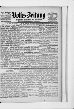 Volks-Zeitung vom 07.05.1903