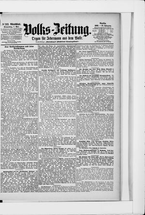 Volks-Zeitung vom 07.05.1903