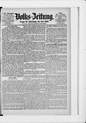 Volks-Zeitung vom 14.05.1903