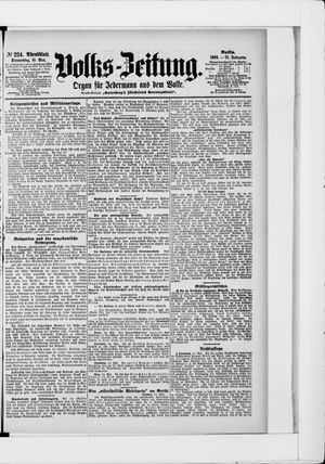 Volks-Zeitung on May 14, 1903