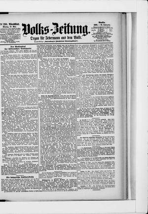 Volks-Zeitung vom 18.05.1903