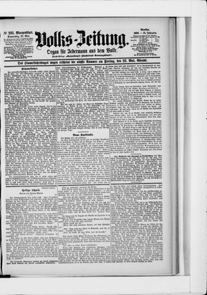 Volks-Zeitung vom 21.05.1903