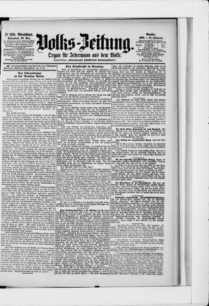 Volks-Zeitung vom 23.05.1903