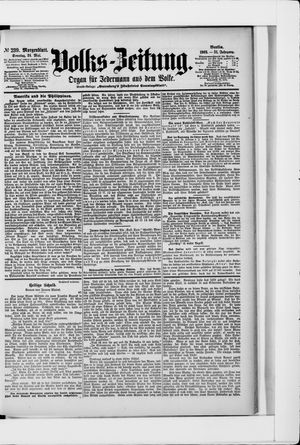 Volks-Zeitung on May 24, 1903