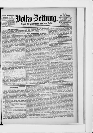 Volks-Zeitung on May 28, 1903