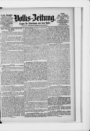 Volks-Zeitung vom 28.05.1903