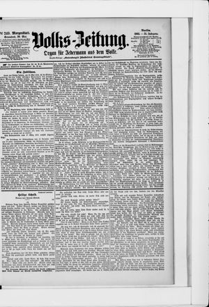 Volks-Zeitung vom 30.05.1903