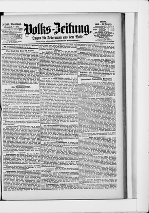 Volks-Zeitung vom 06.06.1903