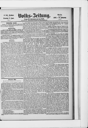 Volks-Zeitung on Jun 9, 1903