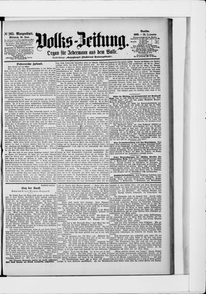 Volks-Zeitung vom 10.06.1903