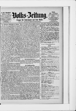 Volks-Zeitung vom 17.06.1903