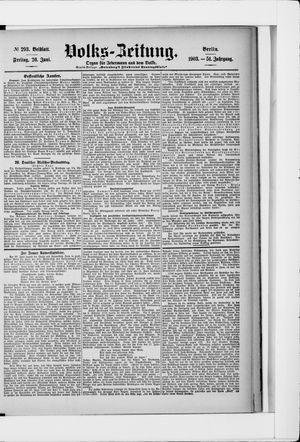 Volks-Zeitung vom 26.06.1903