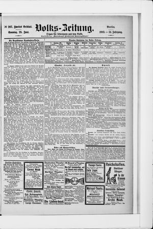 Volks-Zeitung vom 28.06.1903