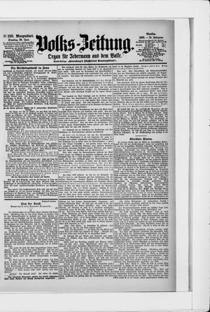 Volks-Zeitung vom 30.06.1903