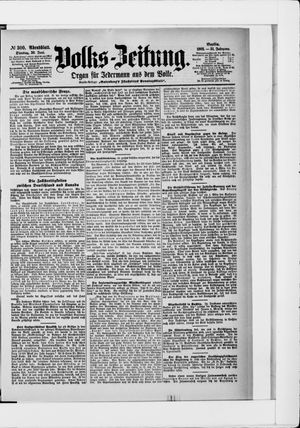 Volks-Zeitung vom 30.06.1903