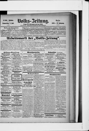 Volks-Zeitung on Jul 2, 1903