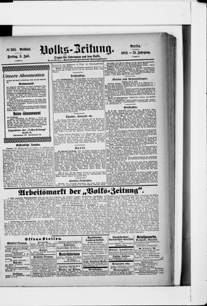 Volks-Zeitung vom 03.07.1903
