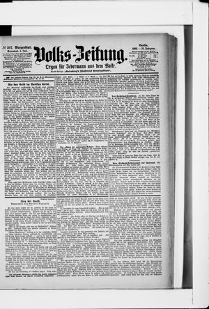 Volks-Zeitung vom 04.07.1903