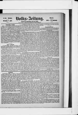 Volks-Zeitung on Jul 8, 1903
