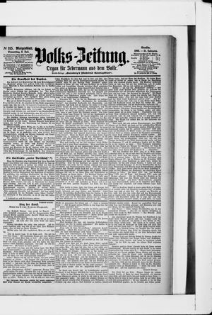 Volks-Zeitung vom 09.07.1903