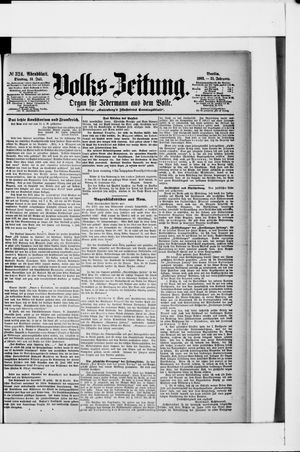 Volks-Zeitung on Jul 14, 1903