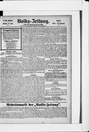 Volks-Zeitung vom 17.07.1903