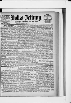 Volks-Zeitung vom 23.07.1903