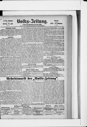 Volks-Zeitung vom 24.07.1903