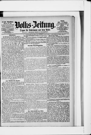Volks-Zeitung vom 27.07.1903