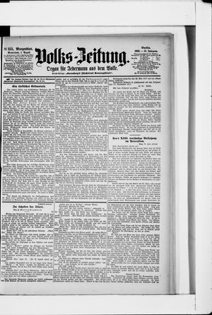 Volks-Zeitung on Aug 1, 1903