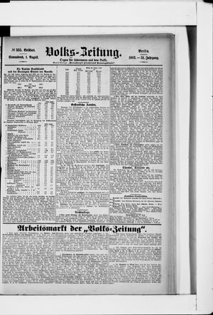 Volks-Zeitung on Aug 1, 1903
