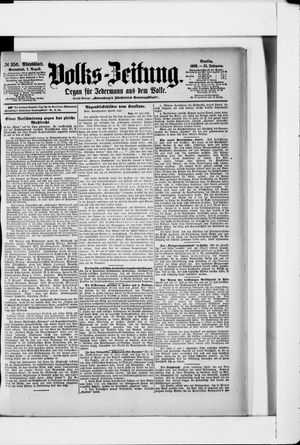 Volks-Zeitung on Aug 1, 1903