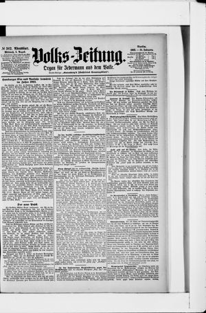 Volks-Zeitung vom 05.08.1903